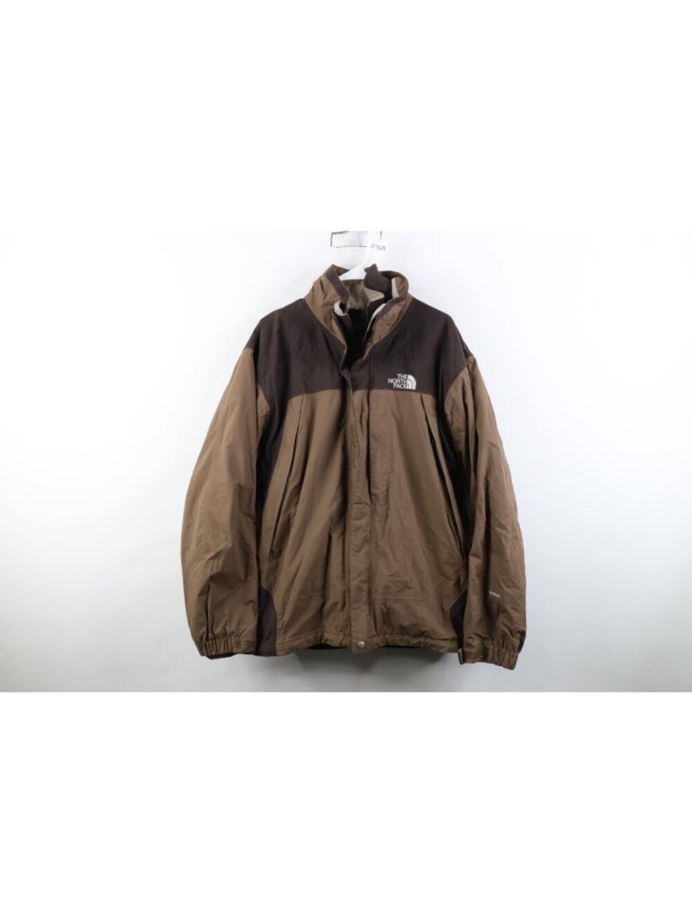 Vintage Y2K 2007 The North Face Mens Large HyVent 2 In 1 Waterproof Jacket Brown